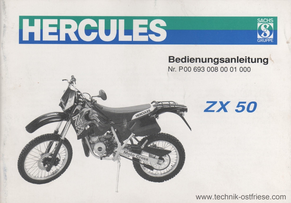 Hercules ZX 50 Bedienungsanleitung