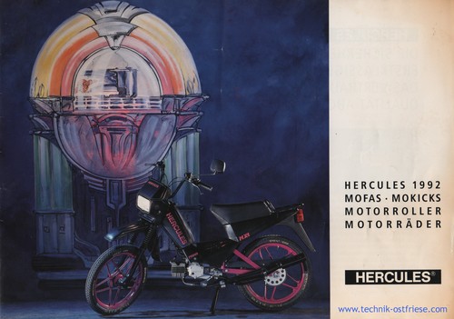 Hercules / Sachs Prospekt 1992 - Titelseite
